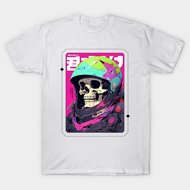 Cool Japanese Deathly  Racer T-Shirt by gibah